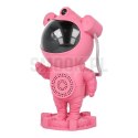 Projektor gwiazd astronauta z głośnikiem bluetooth X2502 różowy