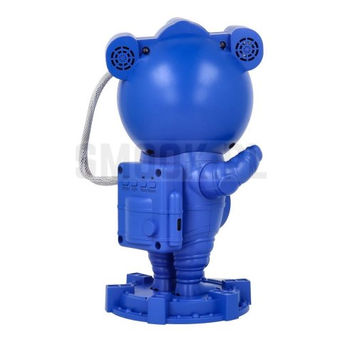 Projektor gwiazd astronauta z głośnikiem bluetooth X2503 niebieski Projektor gwiazd astronauta z głośnikiem bluetooth X2503 niebieski