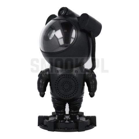 Projektor gwiazd astronauta z głośnikiem bluetooth X2504 czarny Projektor gwiazd astronauta z głośnikiem bluetooth X2504 czarny