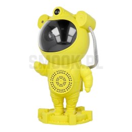 Projektor gwiazd astronauta z głośnikiem bluetooth X2504 żółty