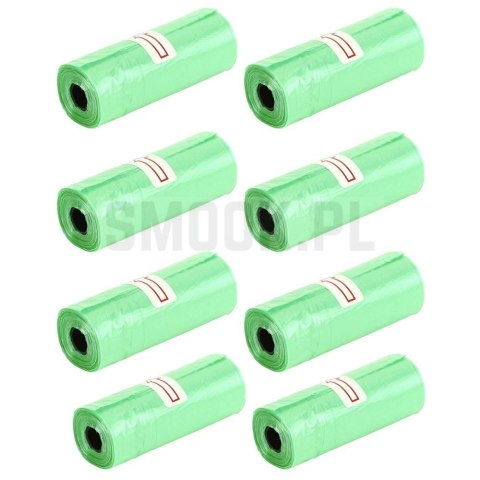 Worki foliowe na psie odchody MOCNE 8 rolek 120 szt RC-K-777 zielone Worki foliowe na psie odchody MOCNE 8 rolek 120 szt RC-K-777 zielone