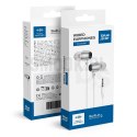 BLUE STAR słuchawki przewodowe Jack 3,5 mm z mikrofonem M09 1,2 m białe