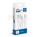 BLUE STAR słuchawki przewodowe Jack 3,5 mm z mikrofonem PA-E65 1,2 m białe