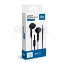 BLUE STAR słuchawki przewodowe Jack 3,5 mm z mikrofonem PA-E65 1,2 m czarne