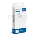 BLUE STAR słuchawki przewodowe Jack 3,5 mm z mikrofonem PA-E67 1,2 m białe