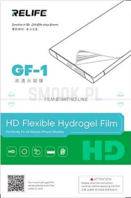 FOLIA HYDROŻELOWA RELIFE GF-1 CLEAR - DO XXX [3 SZTUKI]