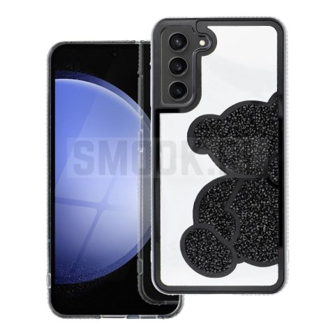 Futerał TEDDY BEAR do SAMSUNG S25 Edge czarny Futerał TEDDY BEAR do SAMSUNG S25 Edge czarny