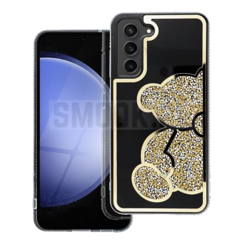Futerał TEDDY BEAR do SAMSUNG S25 Edge złoty Futerał TEDDY BEAR do SAMSUNG S25 Edge złoty