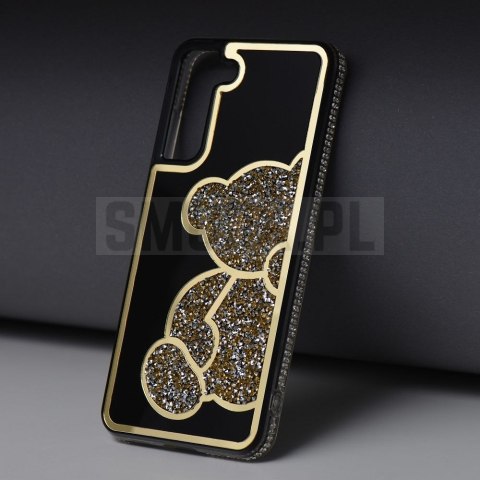 Futerał TEDDY BEAR do SAMSUNG S25 Edge złoty Futerał TEDDY BEAR do SAMSUNG S25 Edge złoty