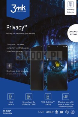 FOLIA HYDROŻELOWA 3MK PRIVACY - DO IPHONE 6 PLUS