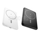 HOCO powerbank 5000 mAh ultra-cienki kompatybilny z MagSafe PD QC 2A 20W J140A biały