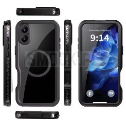 Futerał wodoodporny SHELLBOX GT kompatybilny z MagSafe do IPHONE 16 Plus czarny