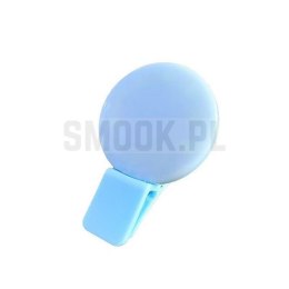 Lampa LED Ring do selfie na telefon MINI Q niebieska