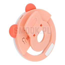 Lampa LED Ring do selfie na telefon RK12 pomarańcz miś