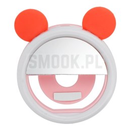 Lampa LED Ring do selfie na telefon RK12 pomarańcz