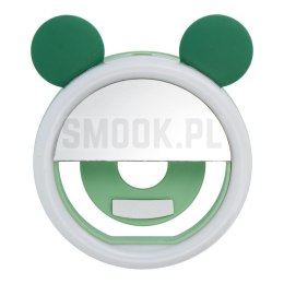Lampa LED Ring do selfie na telefon RK12 zielony