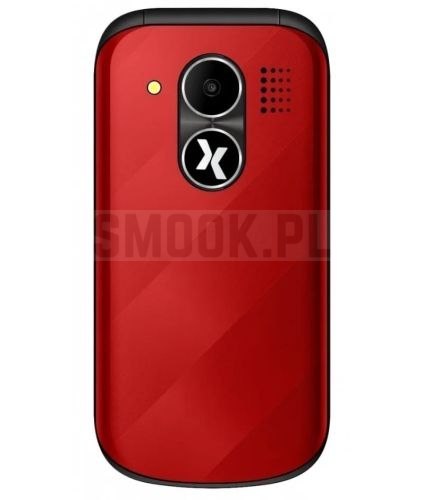 MAXCOM telefon dla seniora z klapką MM815 czerwony MAXCOM telefon dla seniora z klapką MM815 czerwony