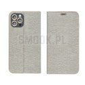 Kabura LUNA Book Gold do XIAOMI Redmi Note 14 4G (GLOBAL - 164,84mm x 78,15mm x 8,16mm) srebrny
