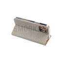Kabura LUNA Book Gold do XIAOMI Redmi Note 14 4G (GLOBAL - 164,84mm x 78,15mm x 8,16mm) srebrny