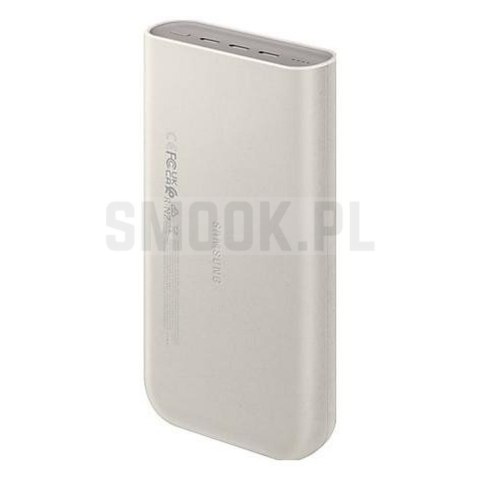 Powerbank Samsung Super Fast Charge 2.0 45W 20000mAh EB-P4520XUEGEU beżowy blister Powerbank Samsung Super Fast Charge 2.0 45W 20000mAh EB-P4520XUEGEU beżowy blister
