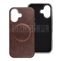 Futerał GENTLEMAN MAG COVER MagSafe do IPHONE 16 PRO MAX brązowy