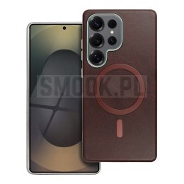 Futerał GENTLEMAN MAG COVER MagSafe do SAMSUNG S25 ULTRA brązowy