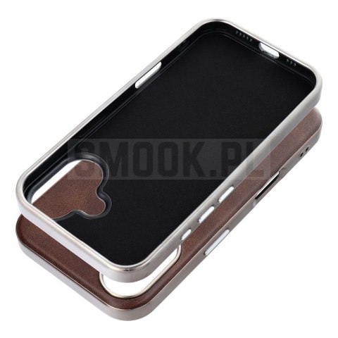 Futerał GENTLEMAN MAG COVER MagSafe do IPHONE 16 brązowy Futerał GENTLEMAN MAG COVER MagSafe do IPHONE 16 brązowy