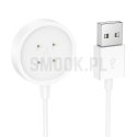 HOCO kabel do ładowania smartwatcha Y24 0,6 m biały