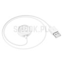 HOCO kabel do ładowania smartwatcha Y24 0,6 m biały
