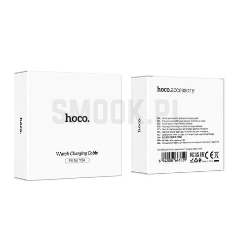 HOCO kabel do ładowania smartwatcha Y24 0,6 m biały HOCO kabel do ładowania smartwatcha Y24 0,6 m biały