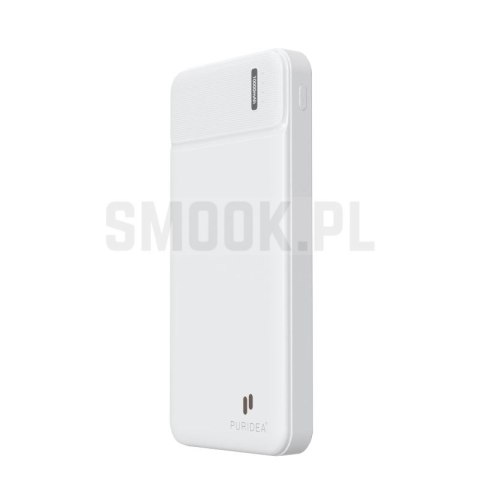 PURIDEA powerbank 10 000 mAh PD QC3.0 3A 20W Q6 biały PURIDEA powerbank 10 000 mAh PD QC3.0 3A 20W Q6 biały