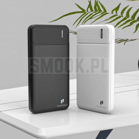 PURIDEA powerbank 10 000 mAh PD QC3.0 3A 20W Q6 biały PURIDEA powerbank 10 000 mAh PD QC3.0 3A 20W Q6 biały