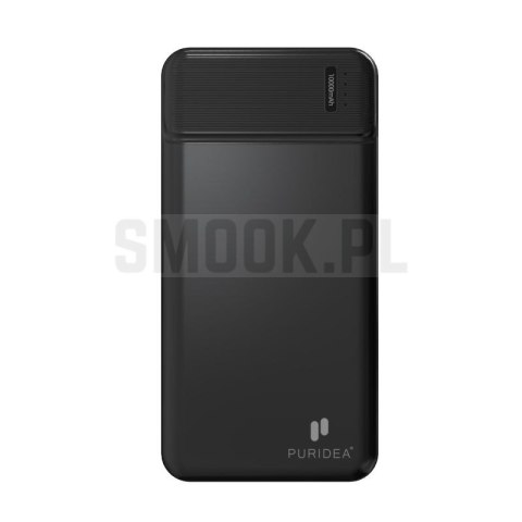 PURIDEA powerbank 10 000 mAh PD QC3.0 3A 20W Q6 czarny PURIDEA powerbank 10 000 mAh PD QC3.0 3A 20W Q6 czarny