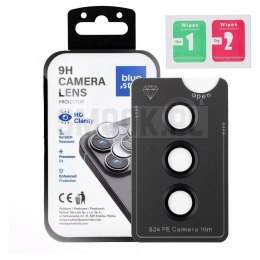 Szkło na aparat BLUE STAR Easy Install do SAMSUNG S24 FE czarne