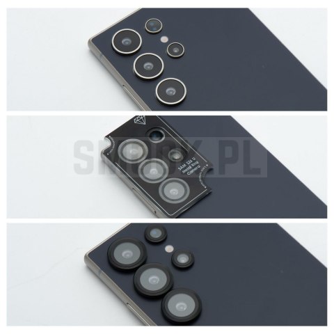 Szkło na aparat BLUE STAR Easy Install do SAMSUNG S26 PLUS czarne
