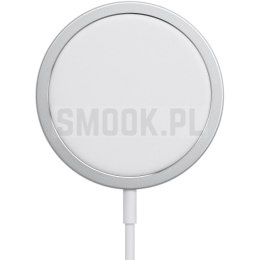 Apple oryginalna ładowarka indukcyjna Qi 2.2 zgodna z MagSafe MHXH3ZM/A A2140 15W biała blister