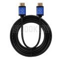 Kabel HDMI 2.0 Blue Star 4K 120Hz - High Speed, HDR, ARC, Ethernet, AWM, 18Gbps 1,5 m czarny