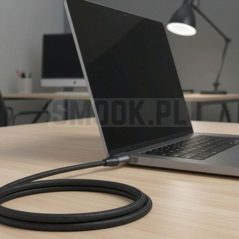Kabel HDMI 2.1 Forcell Cafule 8K 60Hz / 4K 120Hz - Ultra High Speed, HDR, eARC, VRR, 48Gbps 2 m czarny 0INT