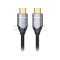 Kabel HDMI 2.1 Forcell Cafule 8K 60Hz / 4K 120Hz - Ultra High Speed, HDR, eARC, VRR, 48Gbps 3 m czarny 0INT