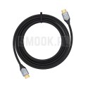 Kabel HDMI 2.1 Forcell Cafule 8K 60Hz / 4K 120Hz - Ultra High Speed, HDR, eARC, VRR, 48Gbps 5 m czarny 0INT