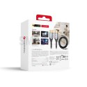 Kabel HDMI 2.1 Forcell Cafule 8K 60Hz / 4K 120Hz - Ultra High Speed, HDR, eARC, VRR, 48Gbps 5 m czarny 0INT