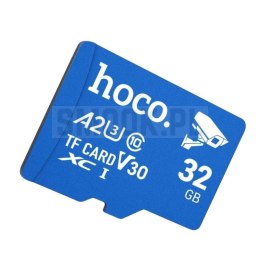 Karta pamięci microSD 32GB class 10 UH-1 U3 V3 A2 Hoco niebieska