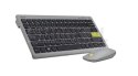 Klawiatura + mysz zestaw bezprzewodowy ACER Vero Combo Antimicrobial szary