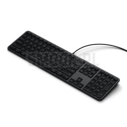 Klawiatura przewodowa USB A/USB C QWERTY Dual (Mac/Windows) Satechi Slim LX3 Wired czarrna