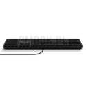 Klawiatura przewodowa USB A/USB C QWERTY Dual (Mac/Windows) Satechi Slim LX3 Wired czarrna