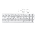 Klawiatura przewodowa USB A/USB C QWERTY Dual (Mac/Windows) Satechi Slim LX3 Wired szara
