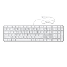 Klawiatura przewodowa USB A/USB C QWERTY Dual (Mac/Windows) Satechi Slim LX3 Wired szara