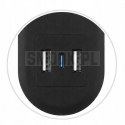 Listwa zasilająca 4 gniazda + 2 x USB A + USB C Art FU810 1,5 m czarna