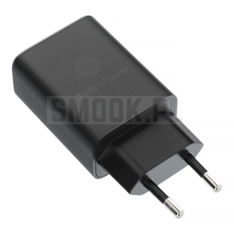 MOTOROLA oryginalna ładowarka sieciowa Typ C TurboPower 15W SC-32 czarna bulk