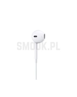 Oryginalne Słuchawki przewodowe douszne Apple A1472 EarPods MNHF2ZM/A 3,5mm blister białe